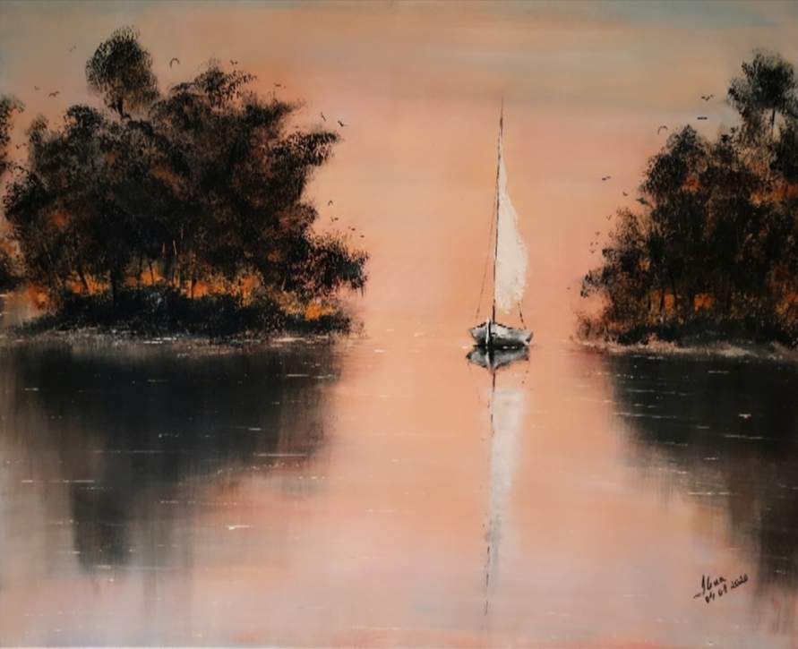 ArteDiAlina.com painting: unpredictable guest